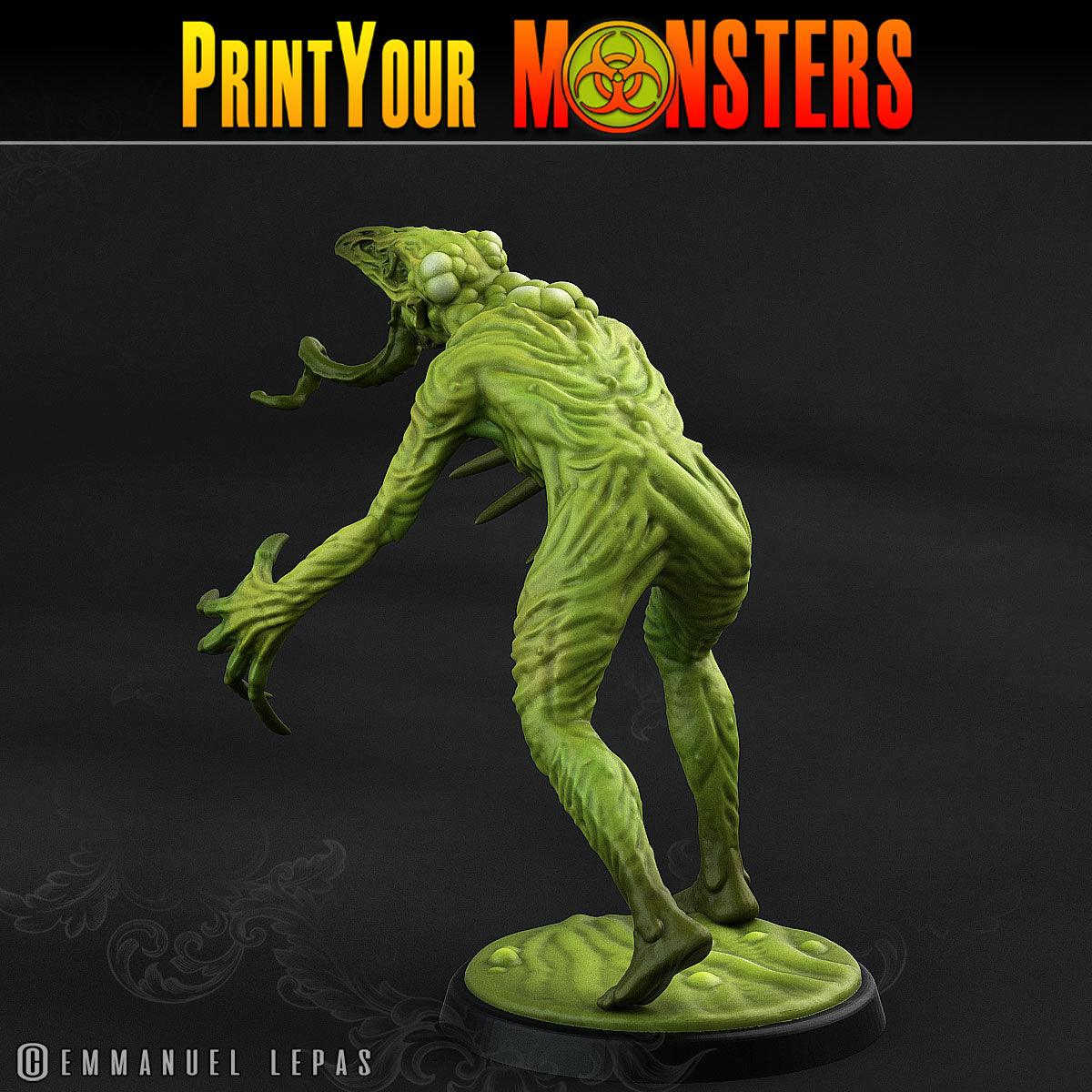 3D Printed Print Your Monsters Plague Men Plague Army Of Spooky Swamp Set 28mm - 32mm D&D Wargaming - 3D Printing Boss 