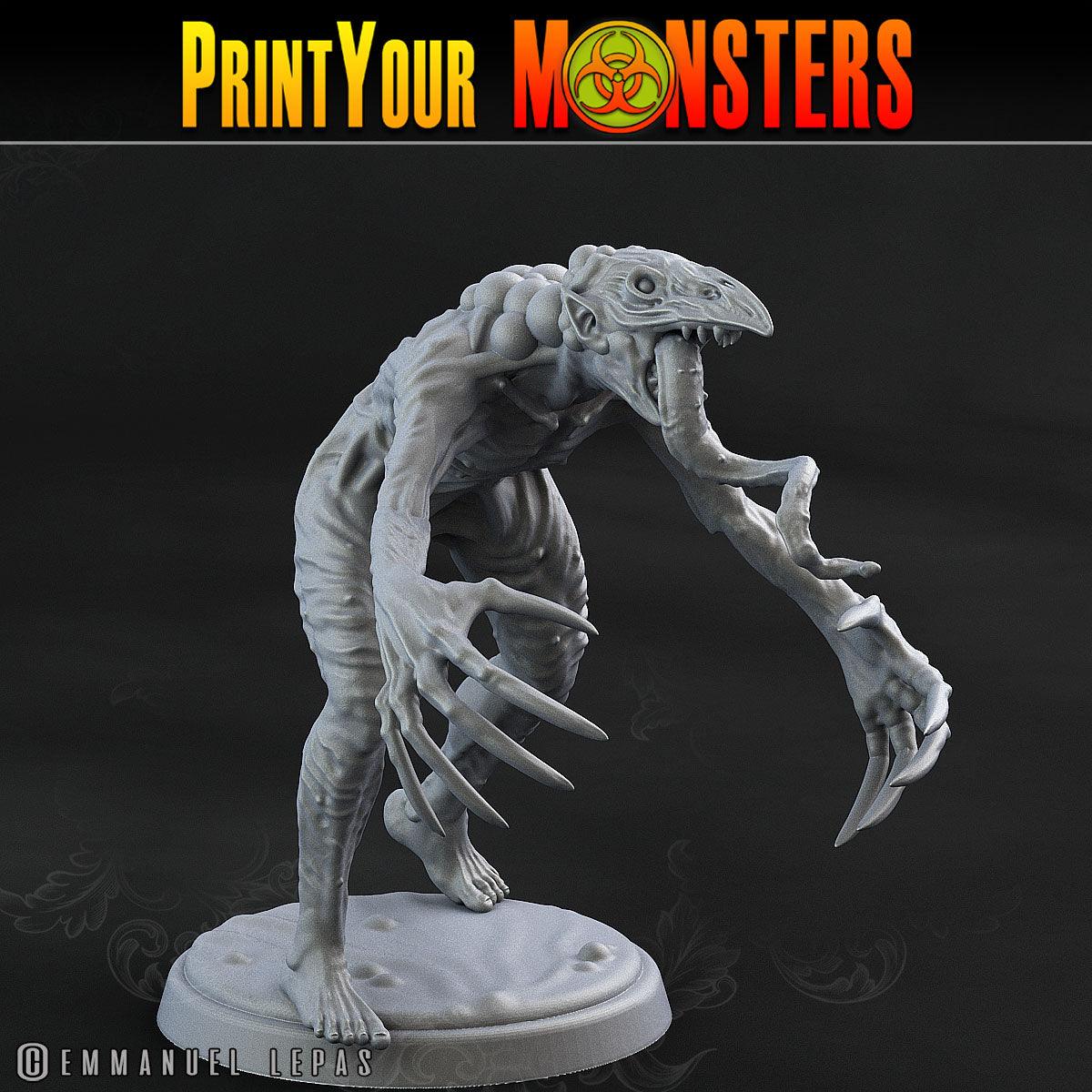 3D Printed Print Your Monsters Plague Men Plague Army Of Spooky Swamp Set 28mm - 32mm D&D Wargaming - 3D Printing Boss 