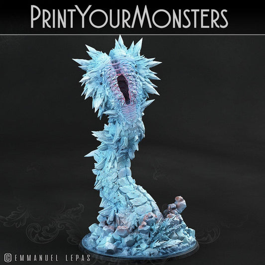 3D Printed Print Your Monsters Rimesquam Worm The Wrath of Gloomrime Monsters Part II Set 28mm - 32mm D&D Wargaming - 3D Printing Boss 