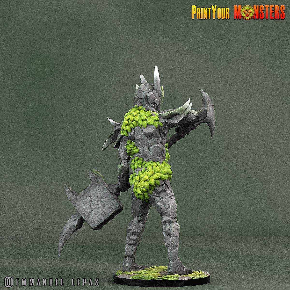 3D Printed Print Your Monsters Rock Soldiers Rock Monsters From Magic Valley Set 28mm - 32mm D&D Wargaming - 3D Printing Boss 