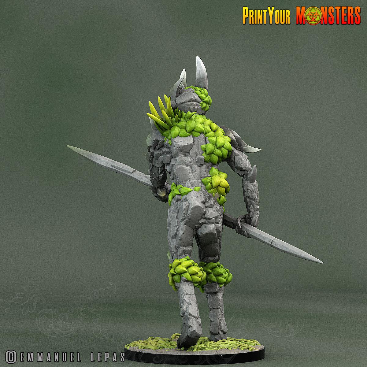 3D Printed Print Your Monsters Rock Soldiers Rock Monsters From Magic Valley Set 28mm - 32mm D&D Wargaming - 3D Printing Boss 
