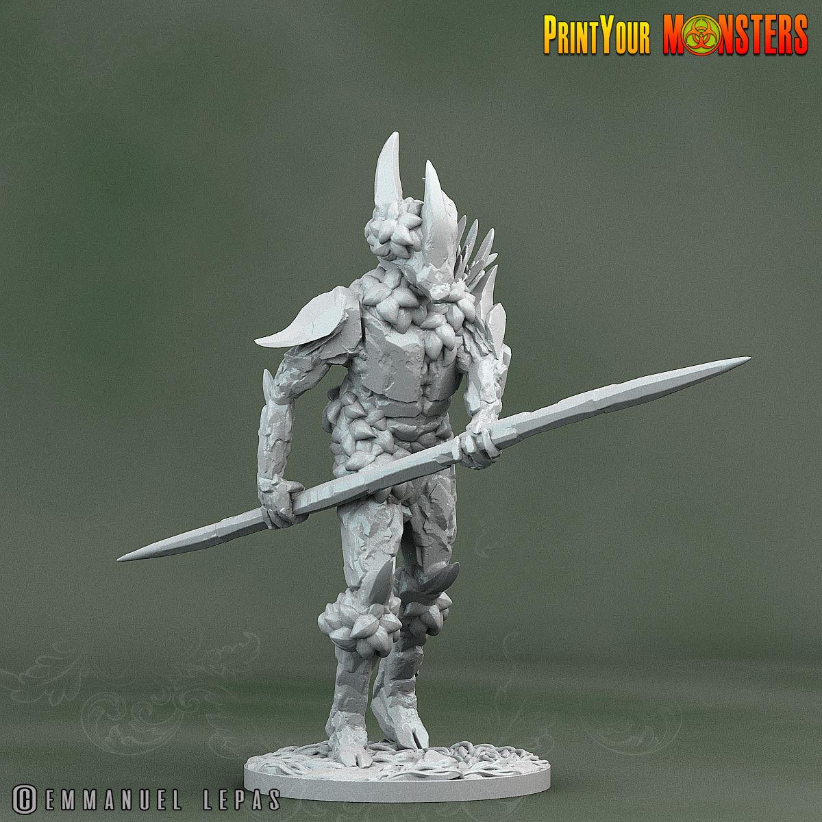3D Printed Print Your Monsters Rock Soldiers Rock Monsters From Magic Valley Set 28mm - 32mm D&D Wargaming - 3D Printing Boss 