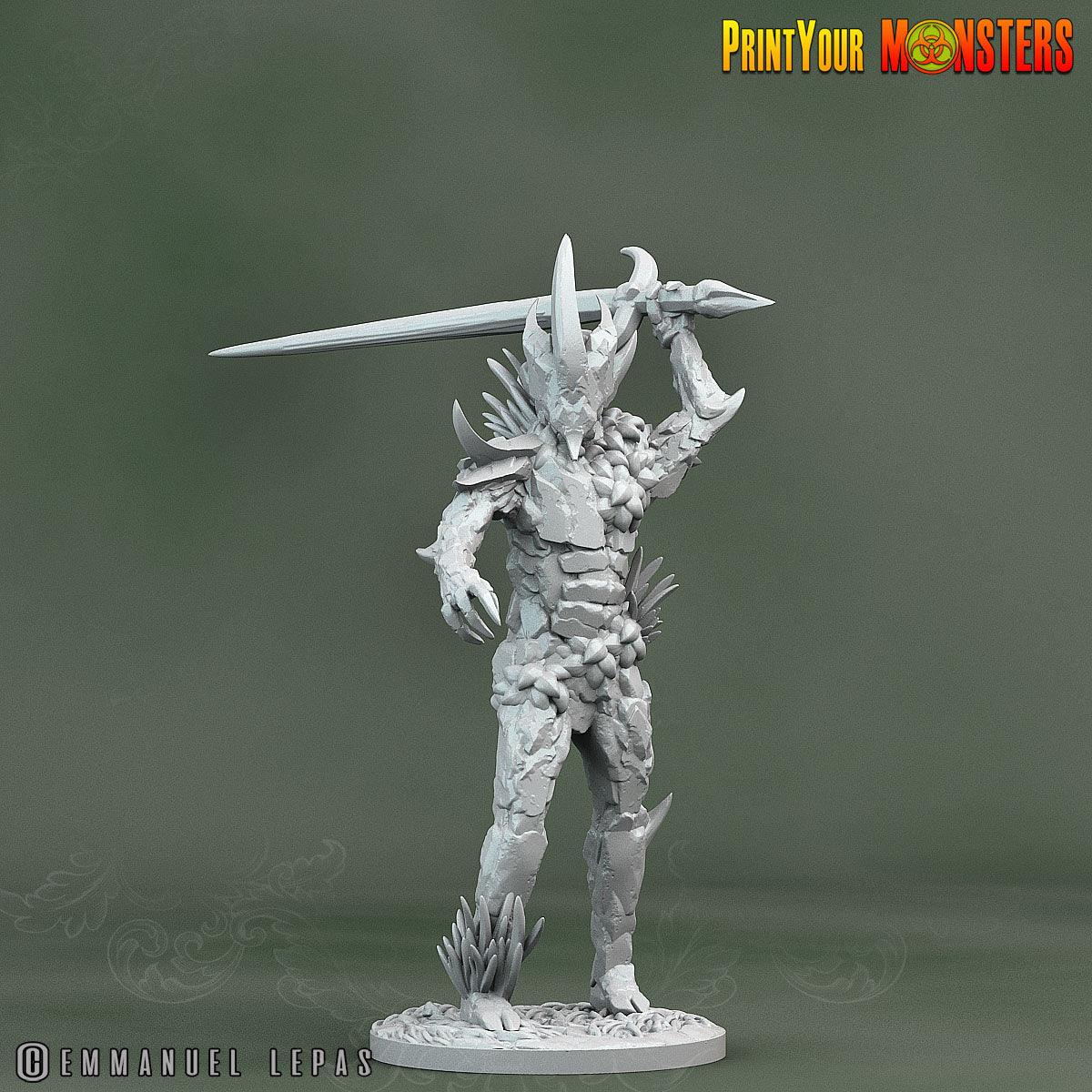 3D Printed Print Your Monsters Rock Soldiers Rock Monsters From Magic Valley Set 28mm - 32mm D&D Wargaming - 3D Printing Boss 