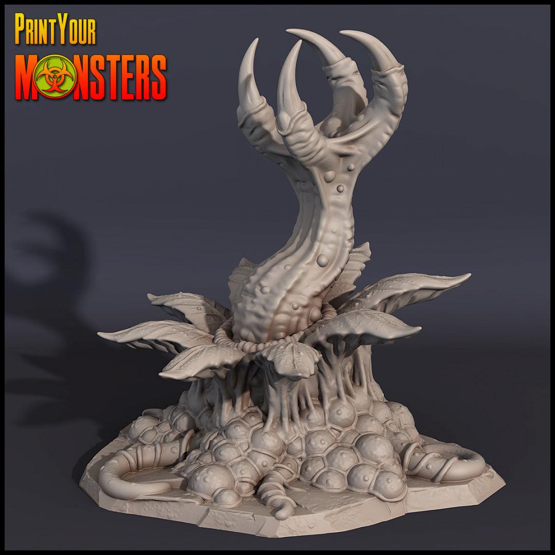 3D Printed Print Your Monsters Round Plant 2 Carnivorous Plants Set 28mm - 32mm D&D Wargaming - 3D Printing Boss 