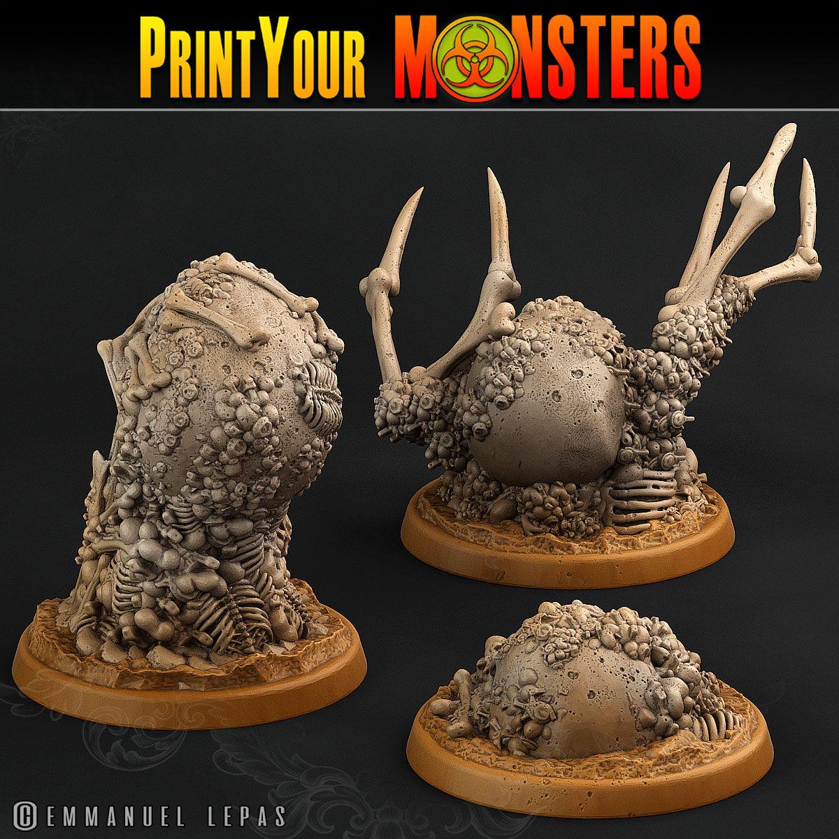 3D Printed Print Your Monsters Skeletons Land of Bones Set 28mm - 32mm D&D Wargaming - 3D Printing Boss 