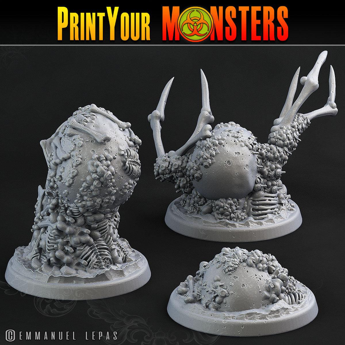 3D Printed Print Your Monsters Skeletons Land of Bones Set 28mm - 32mm D&D Wargaming - 3D Printing Boss 