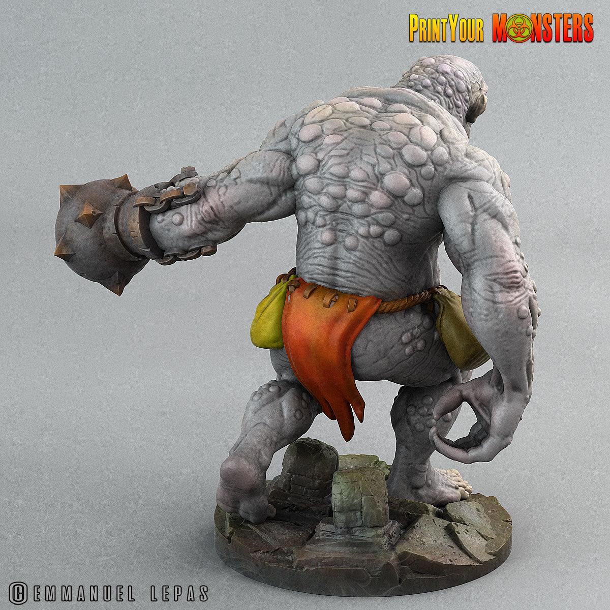 3D Printed Print Your Monsters Trolls Depths Of Choas Confronting The Abyss 28mm - 32mm D&D Wargaming - 3D Printing Boss 