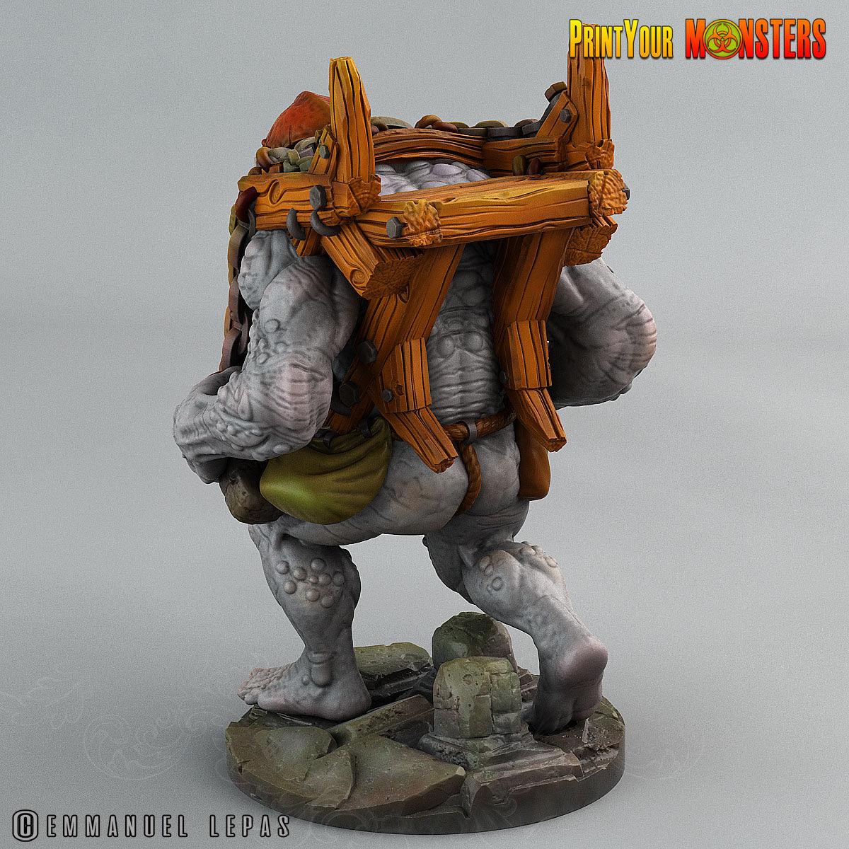 3D Printed Print Your Monsters Trolls Depths Of Choas Confronting The Abyss 28mm - 32mm D&D Wargaming - 3D Printing Boss 