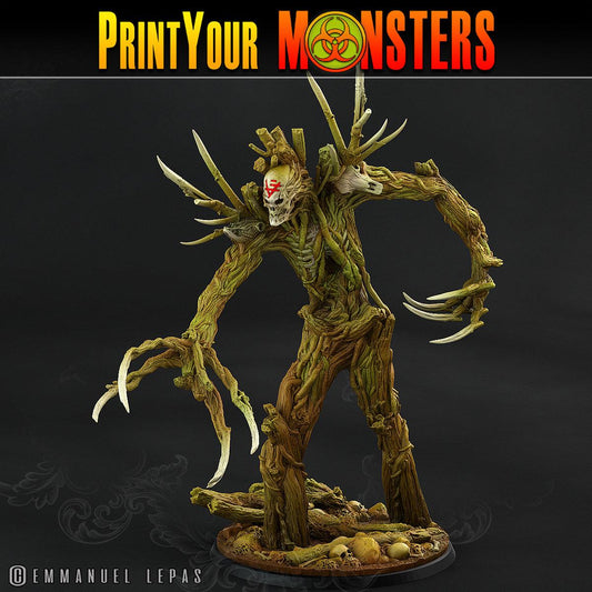 3D Printed Print Your Monsters Undead Treants The Shadowcreep Wood Set 28mm - 32mm D&D Wargaming - 3D Printing Boss 