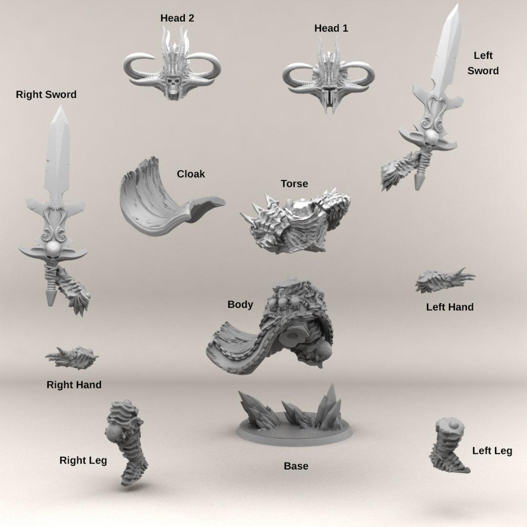 3D Printed Print your Monster Death Knight 28 32mm D&D - 3D Printing Boss 