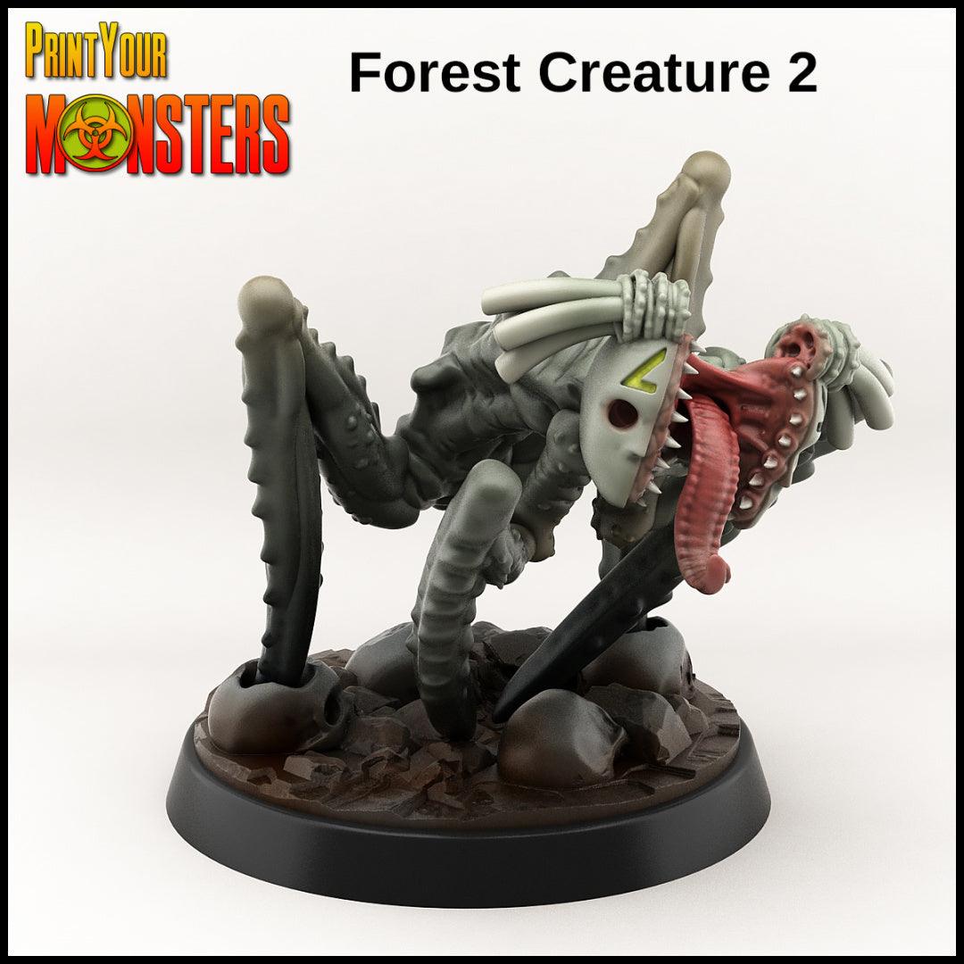 3D Printed Print your Monster Forest Creature Mask Set 28 32mm D&D - 3D Printing Boss 