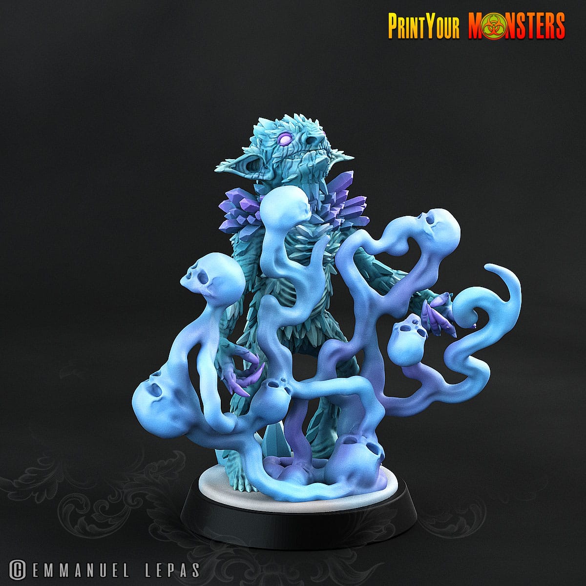 3D Printed Print your Monster Frost Shard Goblins - Ice Goblin 28mm 32mm D&D - 3D Printing Boss 