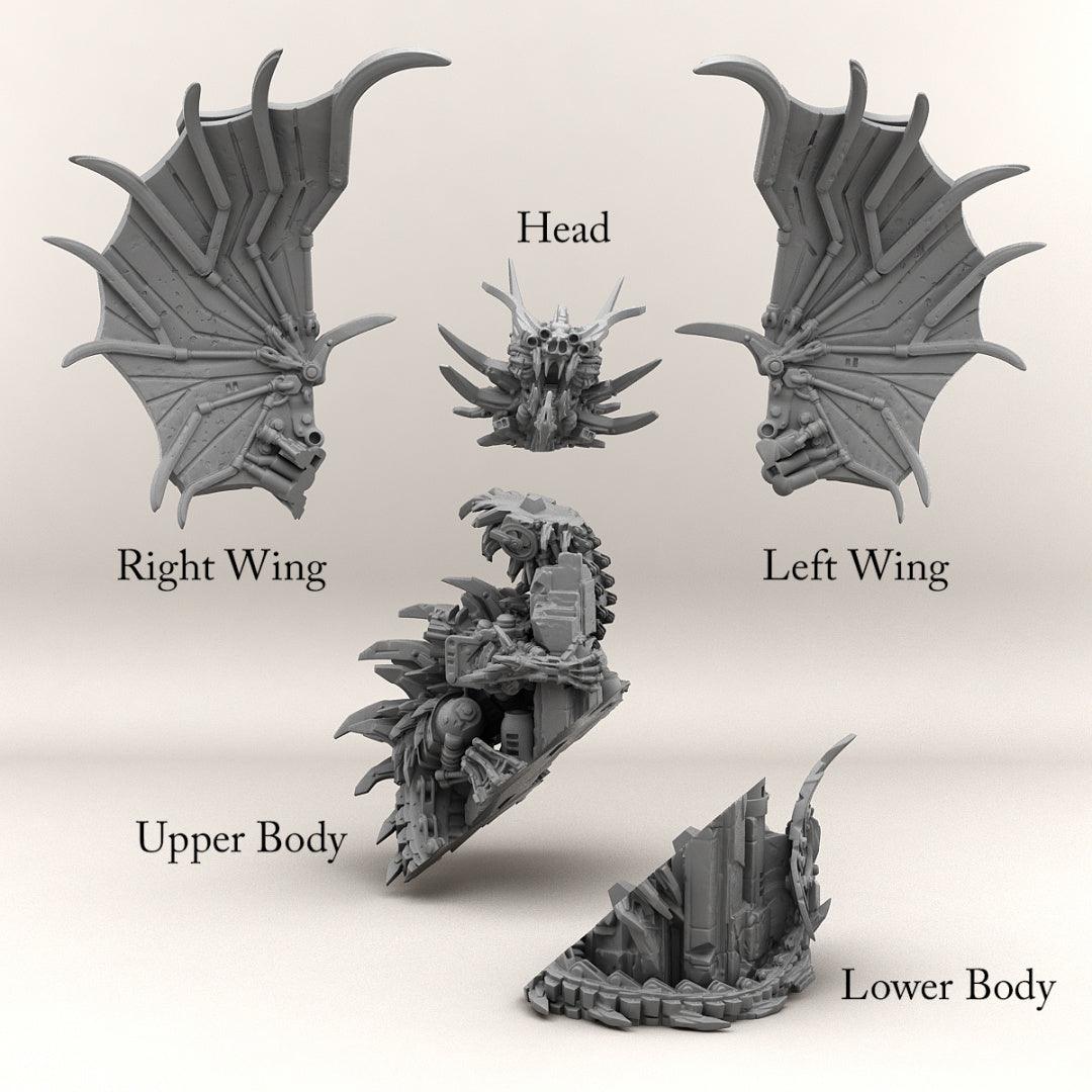 3D Printed Print your Monster Robot Dragon 28 32mm D&D - 3D Printing Boss 