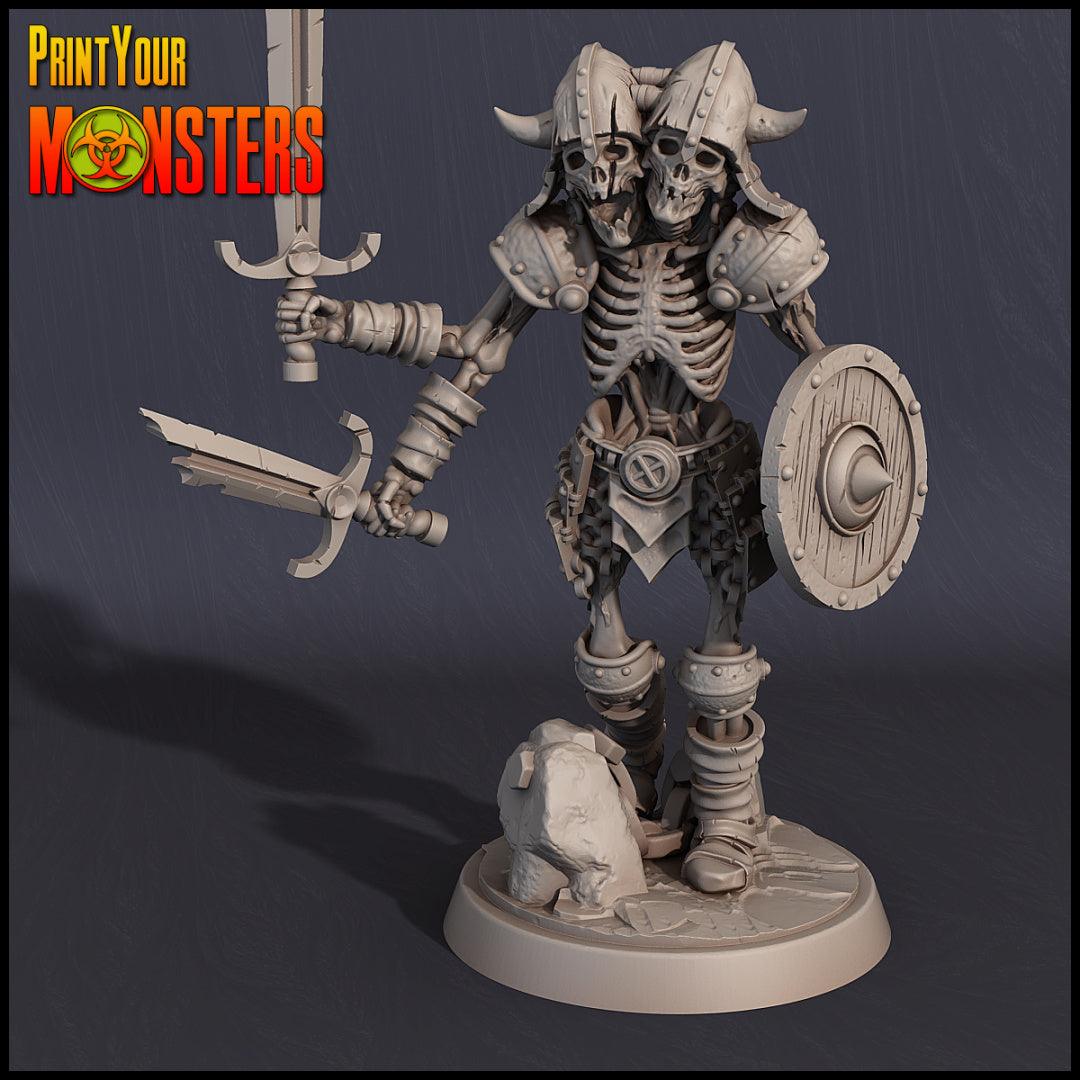 3D Printed Print your Monster Skeletons Set 28 32mm D&D - 3D Printing Boss 