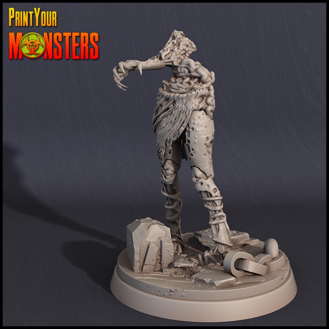 3D Printed Print your Monster Zombie Set 28 32mm D&D - 3D Printing Boss 