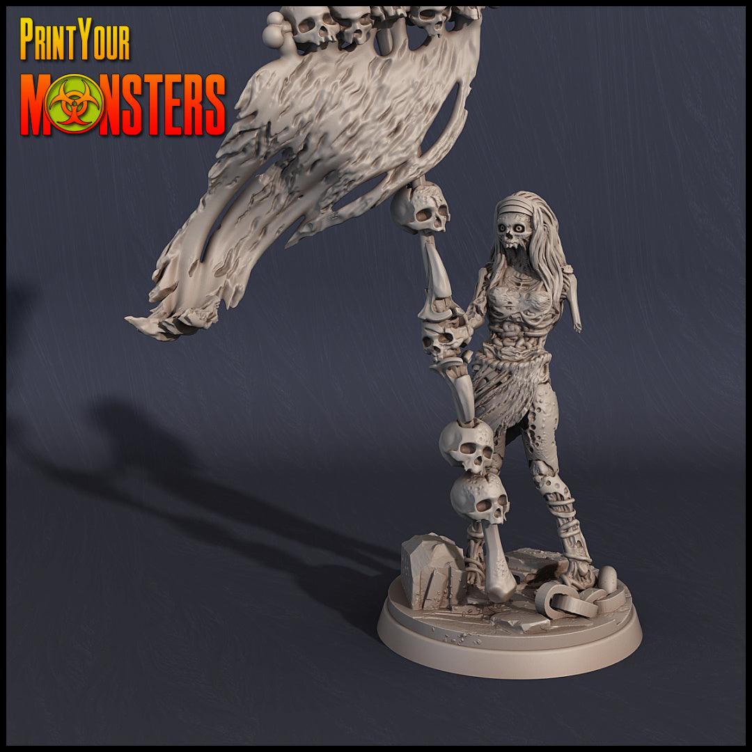 3D Printed Print your Monster Zombie Set 28 32mm D&D - 3D Printing Boss 