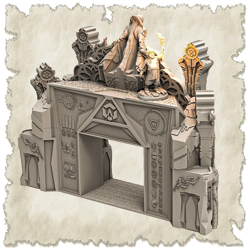 3D Printed SAWANT3D Abandoned Base of Space Elves Set 28 32mm Ragnarok d&d - 3D Printing Boss 