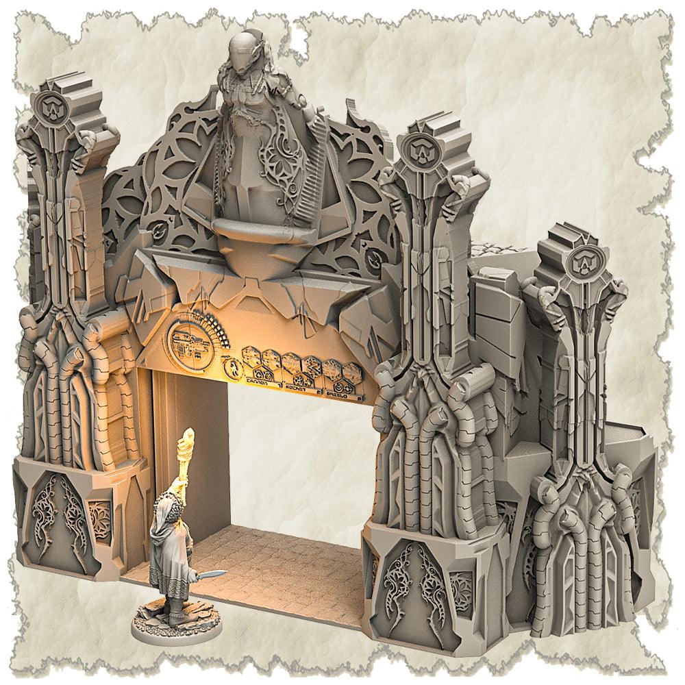 3D Printed SAWANT3D Abandoned Base of Space Elves Set 28 32mm Ragnarok d&d - 3D Printing Boss 