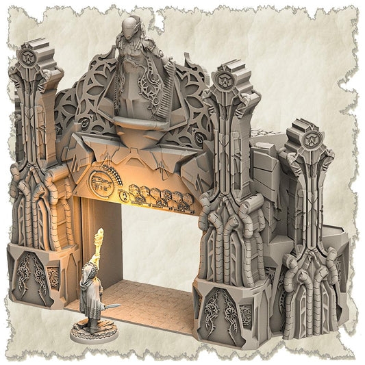 3D Printed SAWANT3D Abandoned Base of Space Elves Set 28 32mm Ragnarok d&d - 3D Printing Boss 