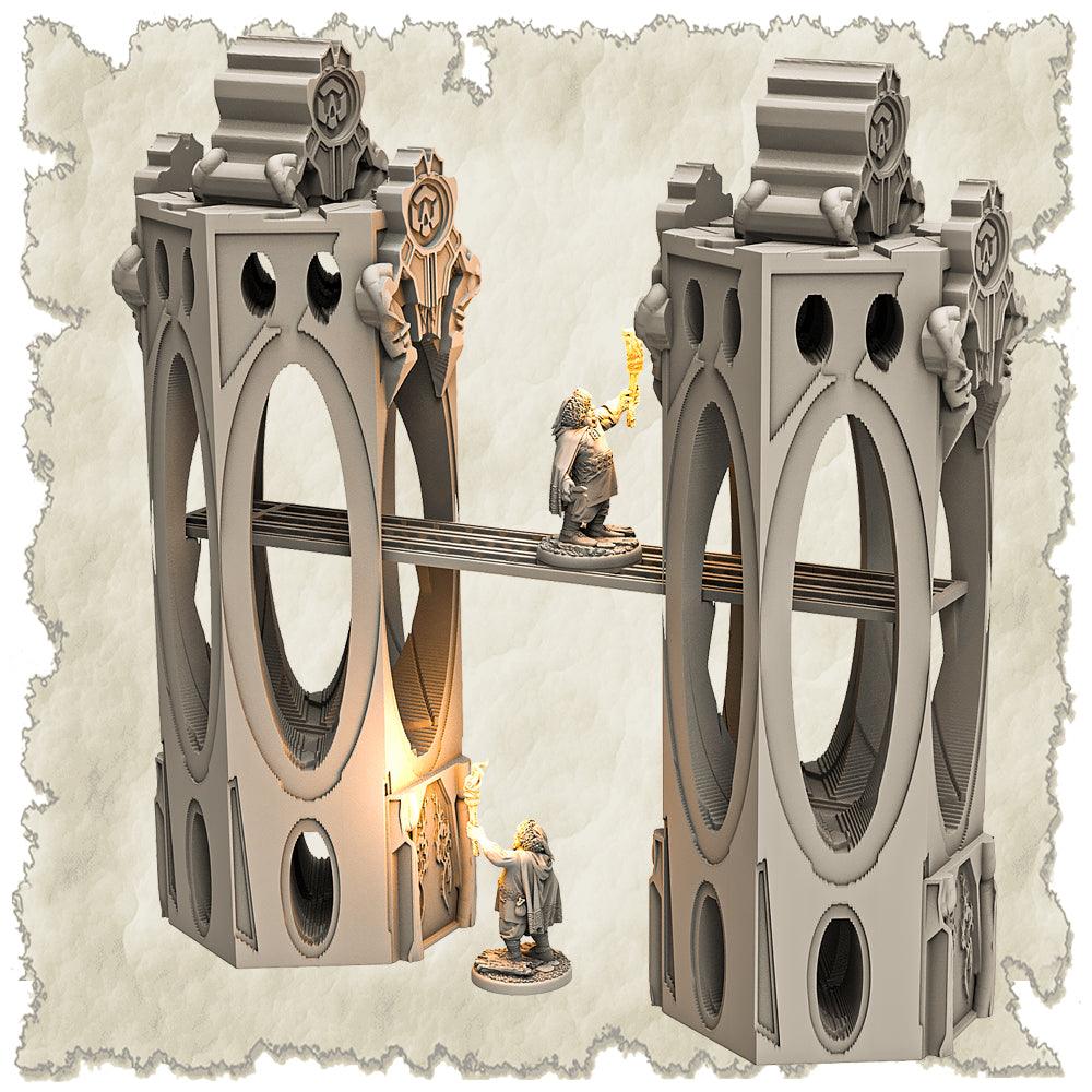 3D Printed SAWANT3D Abandoned Base of Space Elves Set 28 32mm Ragnarok d&d - 3D Printing Boss 
