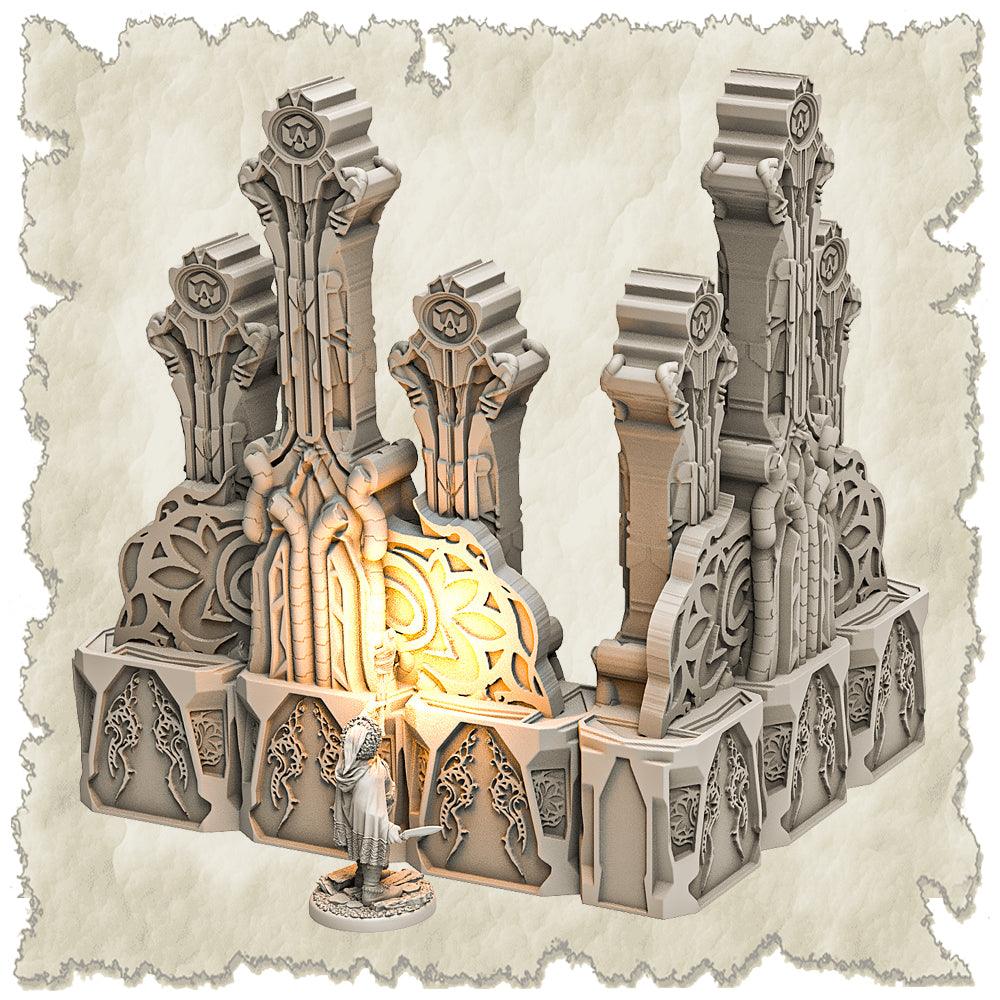 3D Printed SAWANT3D Abandoned Base of Space Elves Set 28 32mm Ragnarok d&d - 3D Printing Boss 