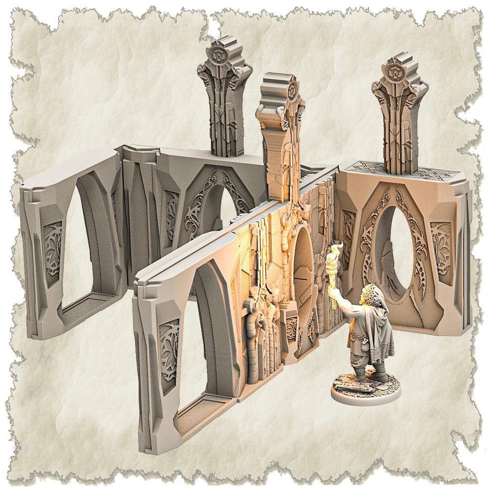 3D Printed SAWANT3D Abandoned Base of Space Elves Set 28 32mm Ragnarok d&d - 3D Printing Boss 