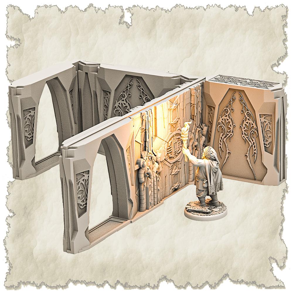 3D Printed SAWANT3D Abandoned Base of Space Elves Set 28 32mm Ragnarok d&d - 3D Printing Boss 