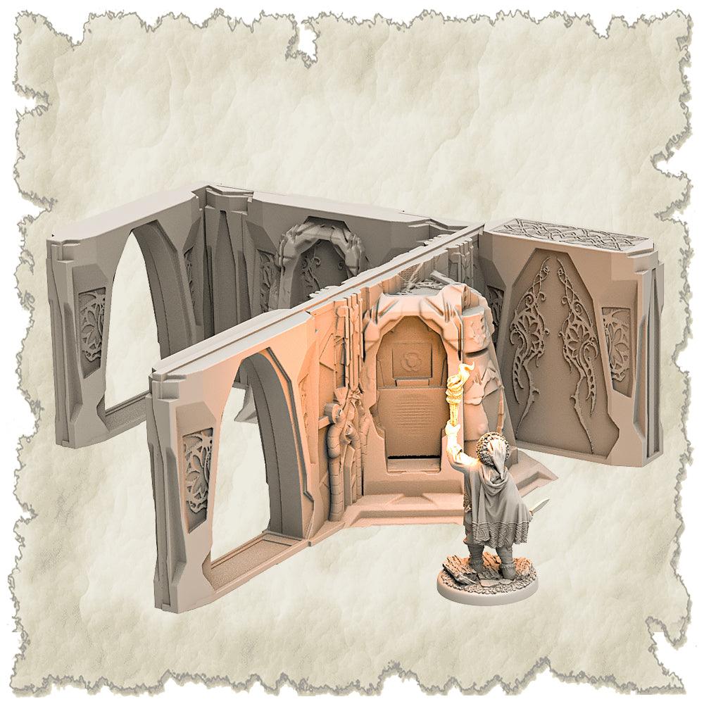 3D Printed SAWANT3D Abandoned Base of Space Elves Set 28 32mm Ragnarok d&d - 3D Printing Boss 