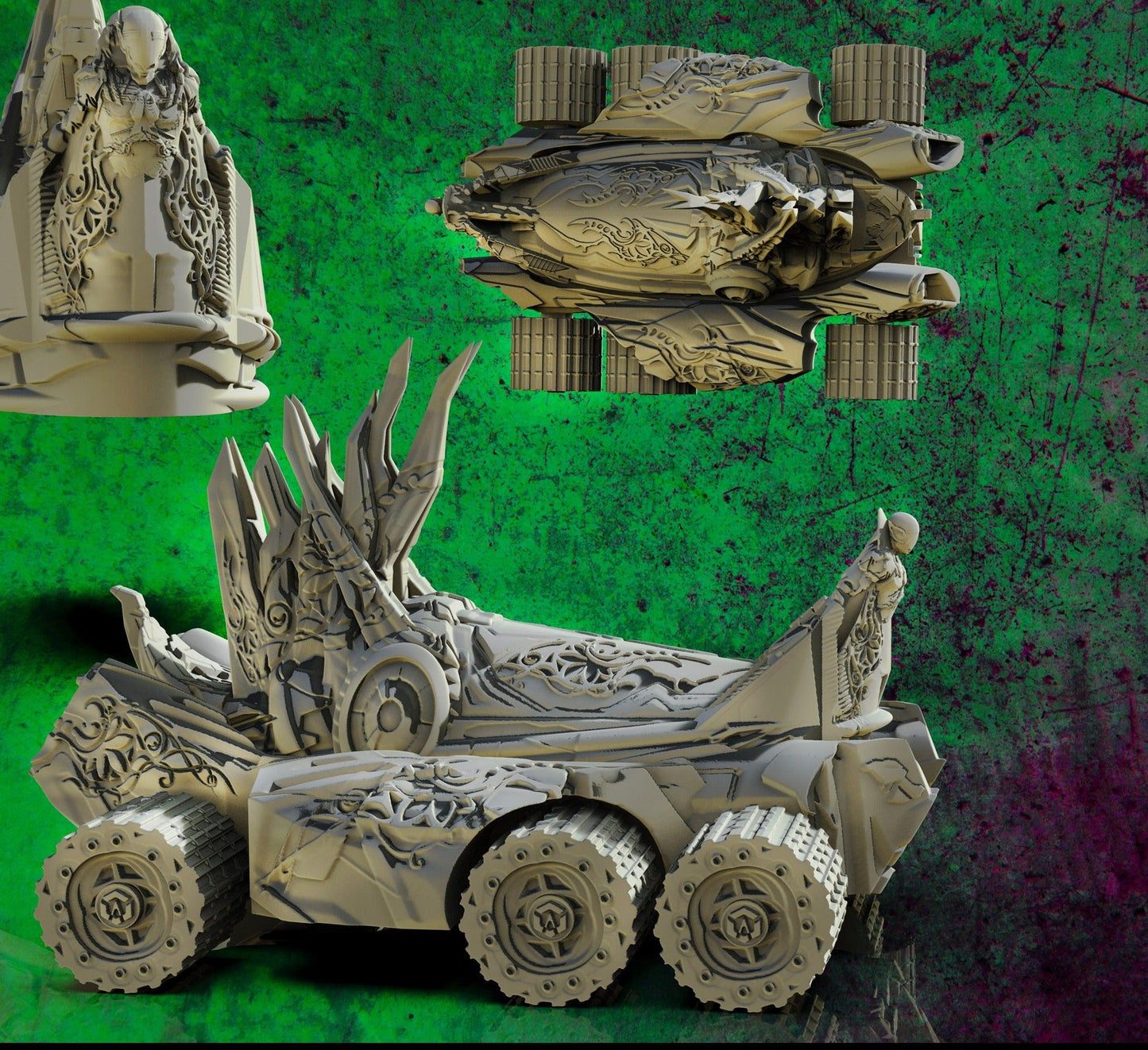 3D Printed SAWANT3D Elven Rover 28mm 32mm D&D - 3D Printing Boss 