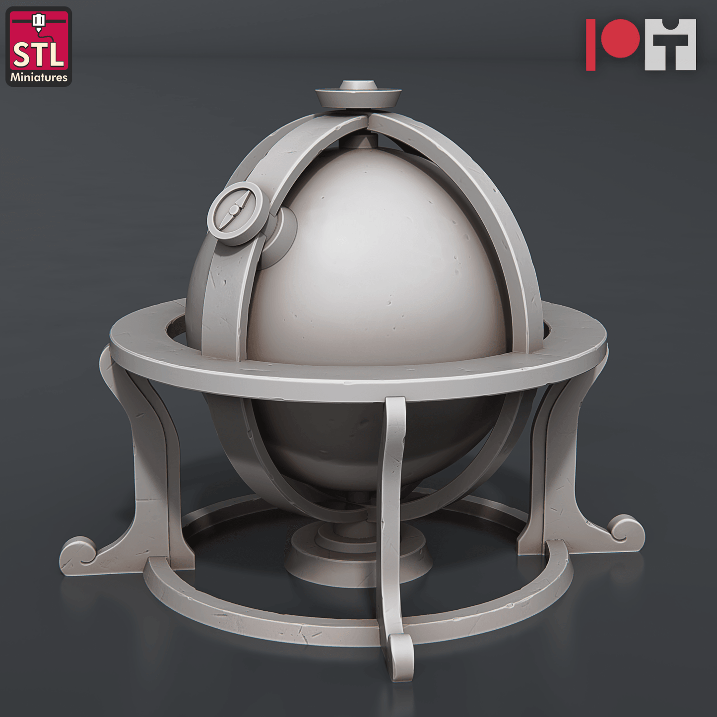 3D Printed STL Miniatures Airship Crew Set 28 - 32mm War Gaming D&D - 3D Printing Boss 