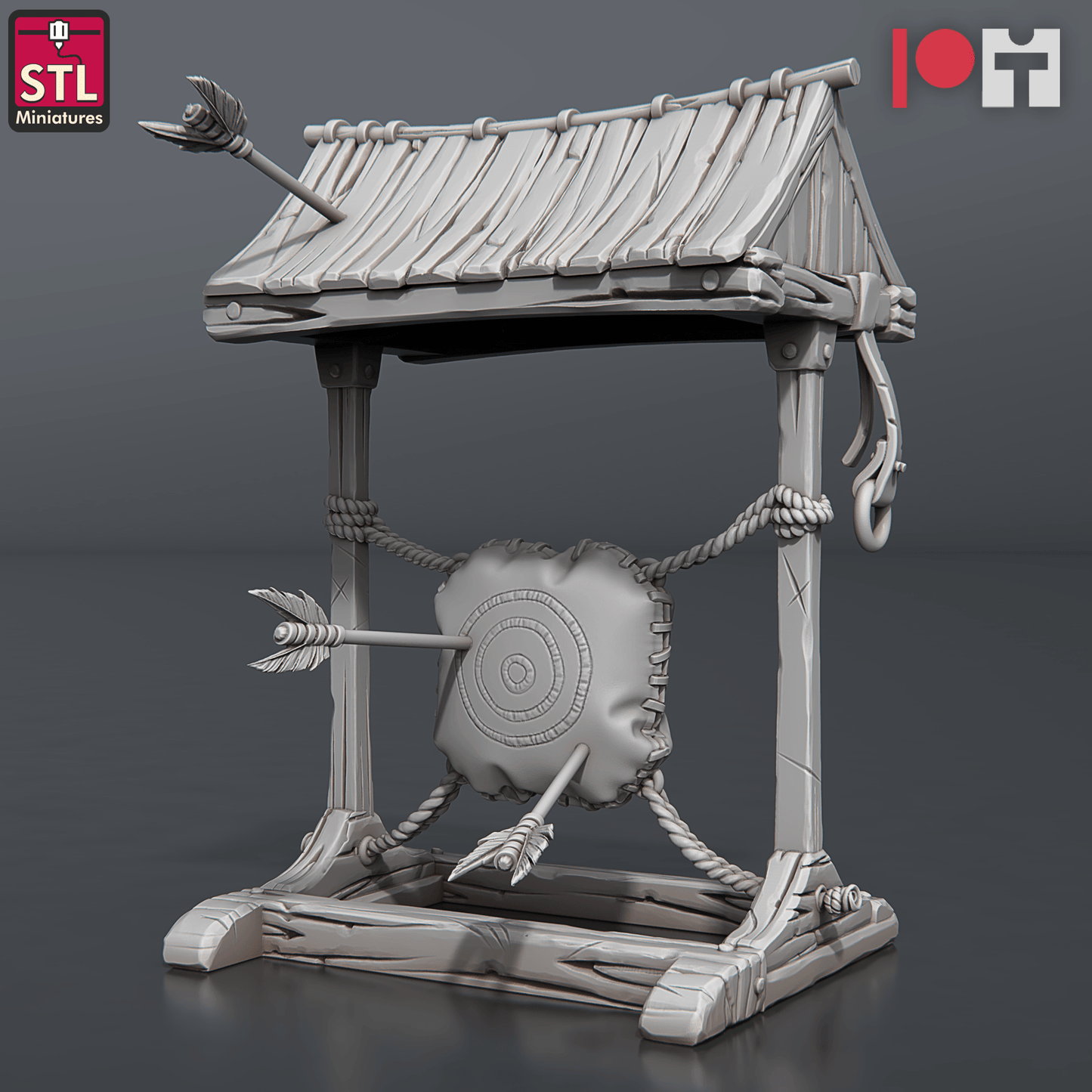 3D Printed STL Miniatures Arrows And Bow Maker Set 28 - 32mm War Gaming D&D - 3D Printing Boss 