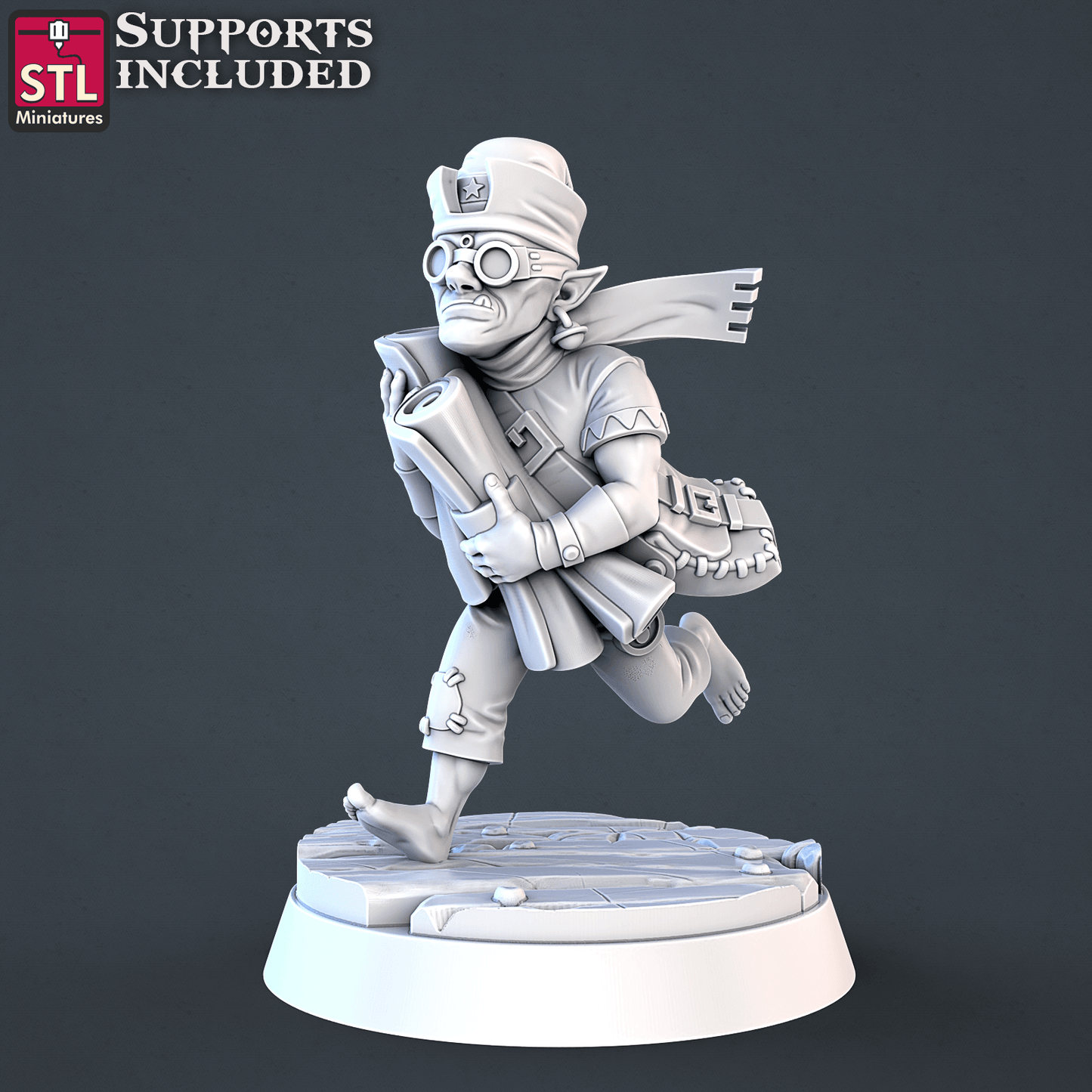 3D Printed STL Miniatures Astronomer Set 28mm - 32mm War Gaming D&D - 3D Printing Boss 