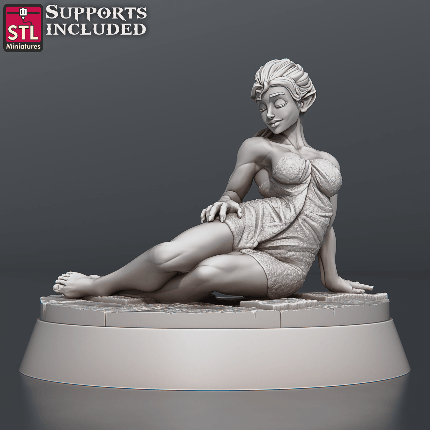 3D Printed STL Miniatures Bath House Set 28 - 32mm War Gaming D&D - 3D Printing Boss 