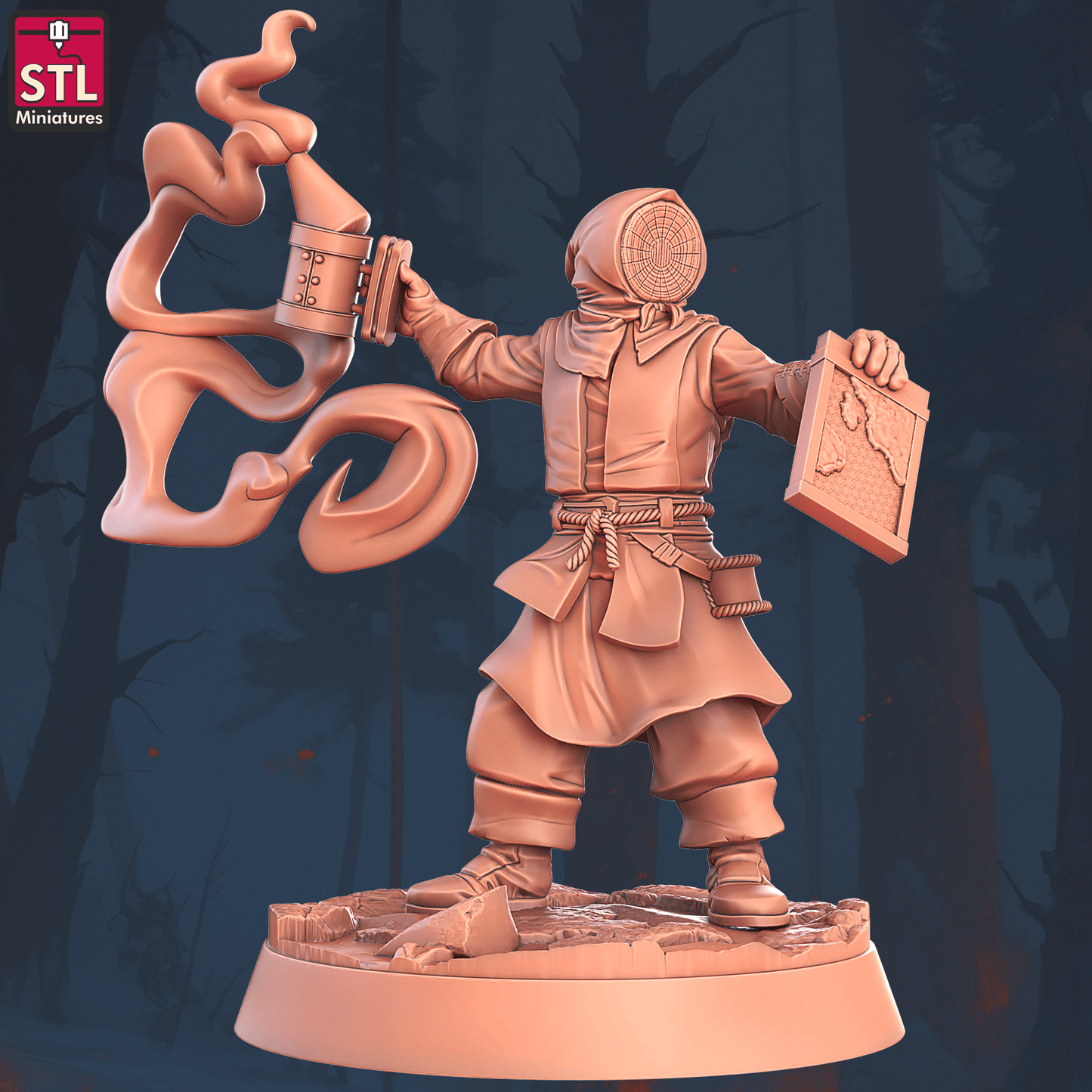 3D Printed STL Miniatures Beekeepers Set 28 - 32mm War Gaming D&D - 3D Printing Boss 