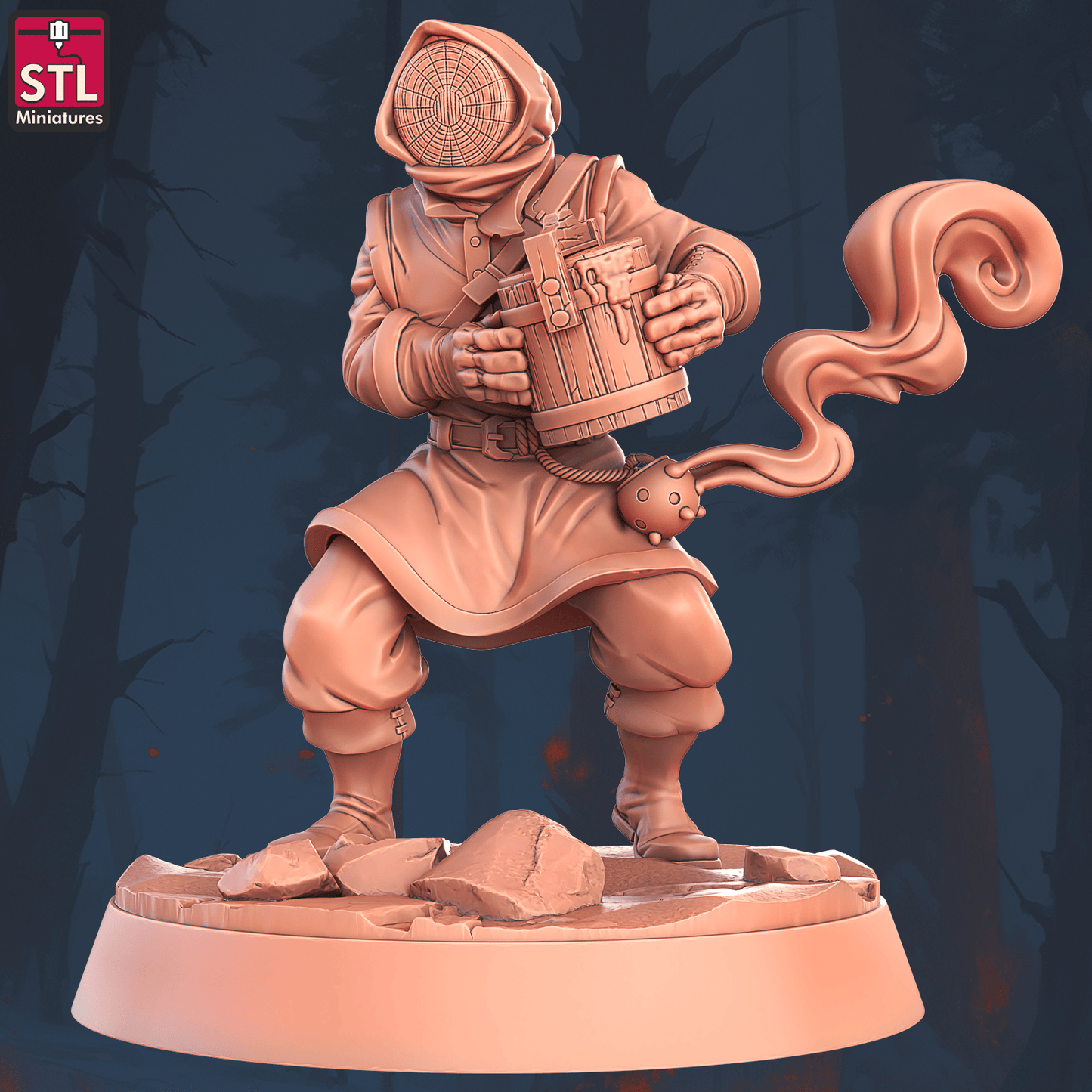 3D Printed STL Miniatures Beekeepers Set 28 - 32mm War Gaming D&D - 3D Printing Boss 