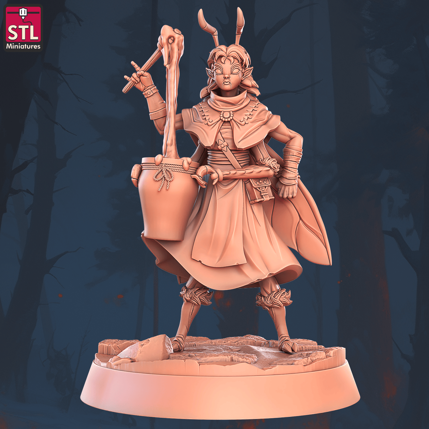 3D Printed STL Miniatures Beekeepers Set 28 - 32mm War Gaming D&D - 3D Printing Boss 