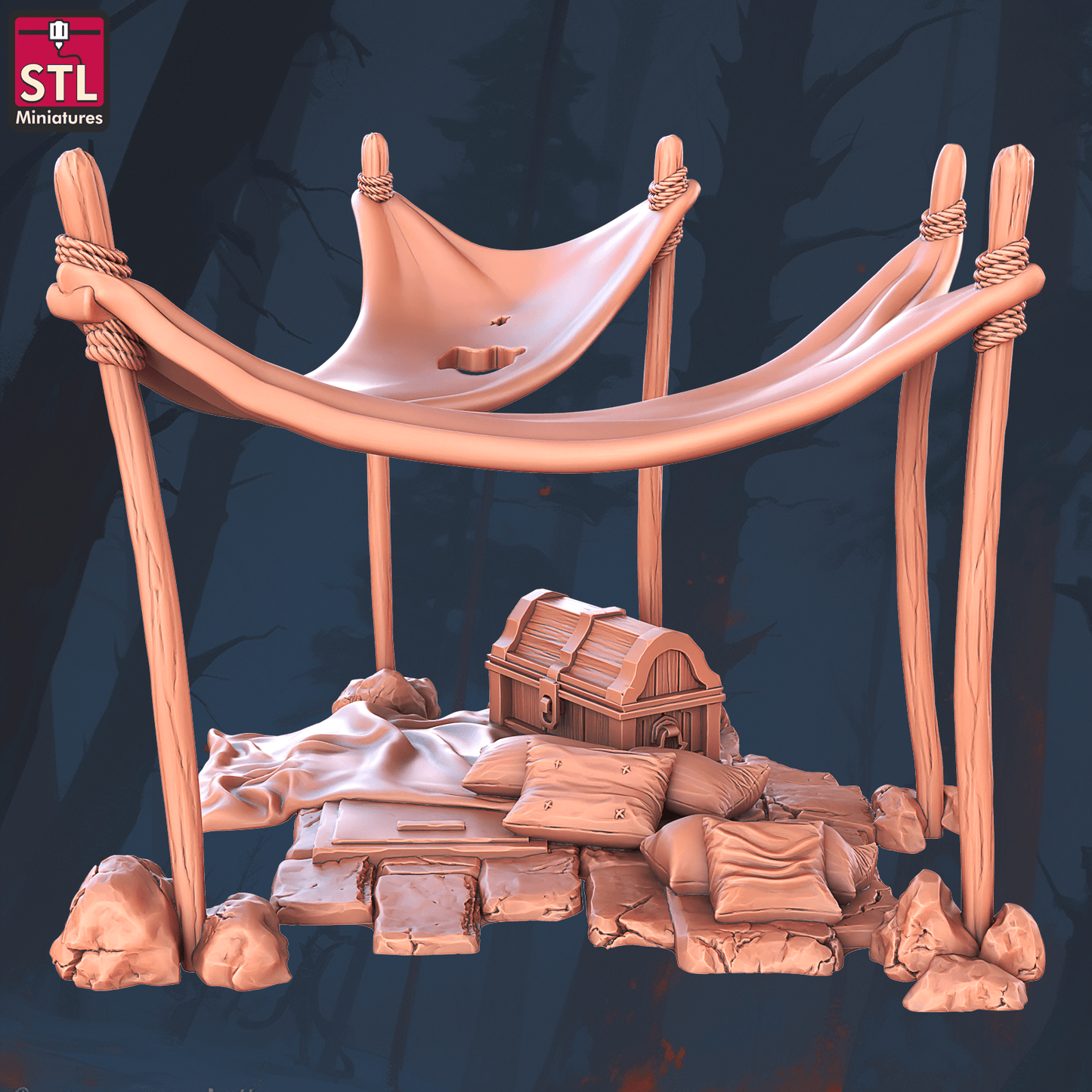 3D Printed STL Miniatures Beggars Guild Set 28 - 32mm War Gaming D&D - 3D Printing Boss 