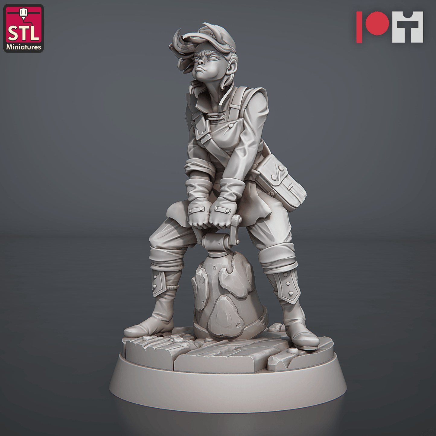 3D Printed STL Miniatures Bell Makers Set 28 - 32mm War Gaming D&D - 3D Printing Boss 