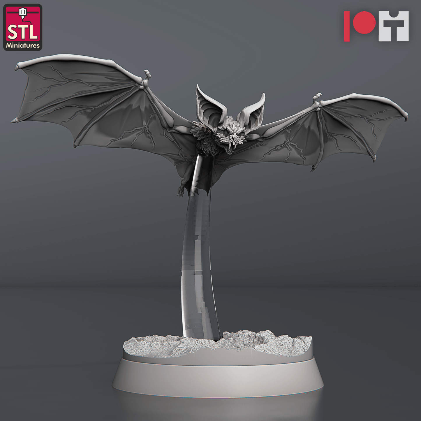 3D Printed STL Miniatures Blood Bats Set 28 - 32mm War Gaming D&D - 3D Printing Boss 