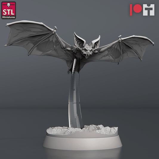 3D Printed STL Miniatures Blood Bats Set 28 - 32mm War Gaming D&D - 3D Printing Boss 