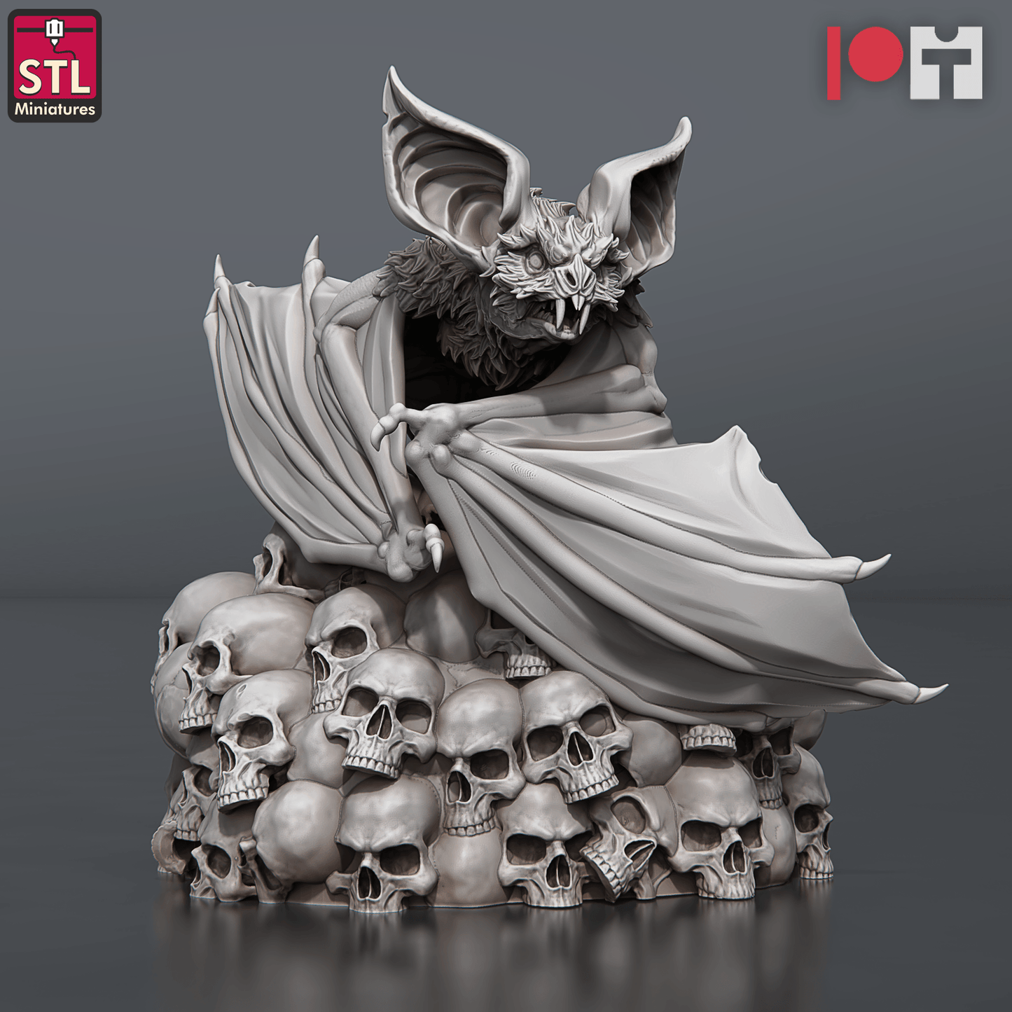 3D Printed STL Miniatures Blood Bats Set 28 - 32mm War Gaming D&D - 3D Printing Boss 