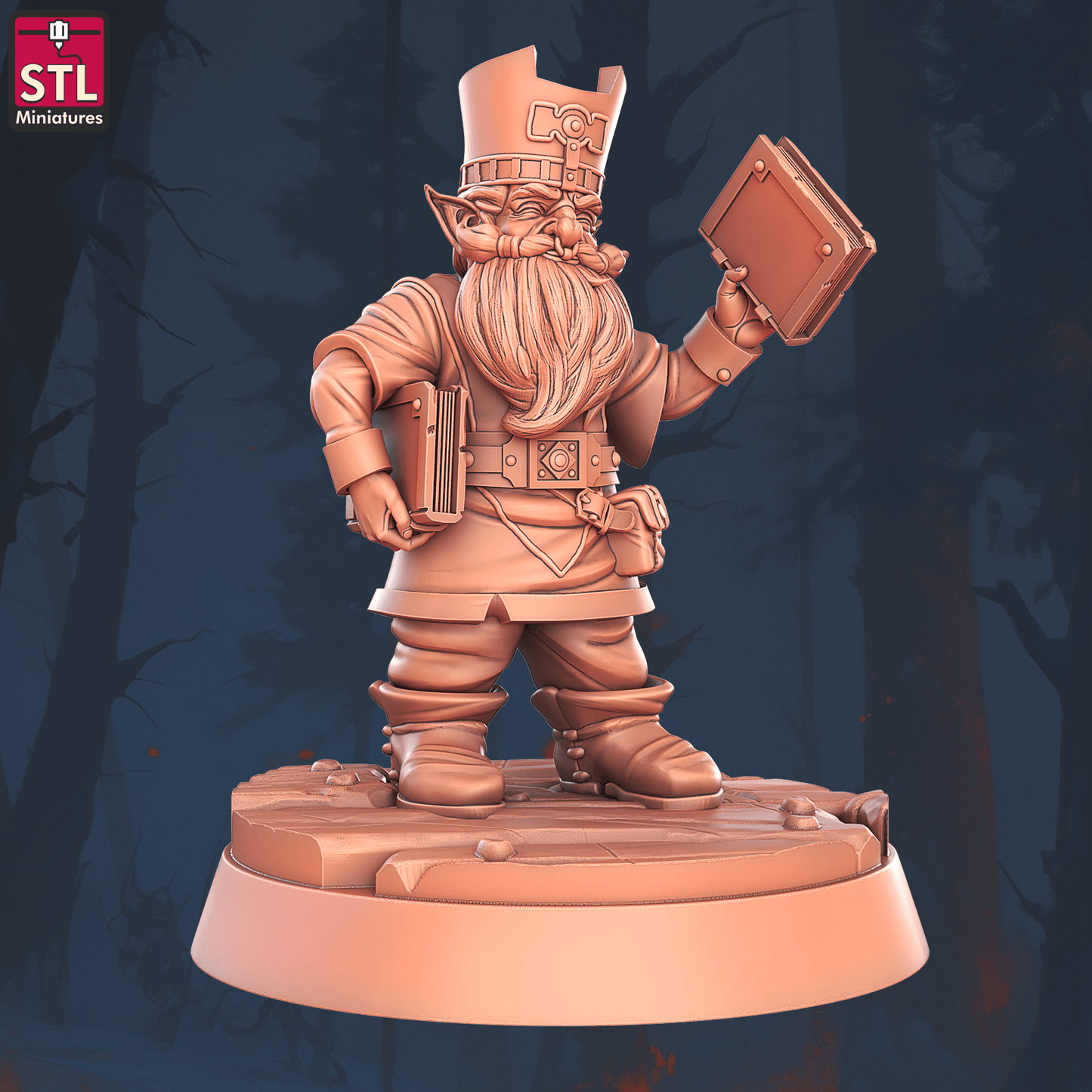 3D Printed STL Miniatures Books and Tomes Set 28 - 32mm War Gaming D&D - 3D Printing Boss 
