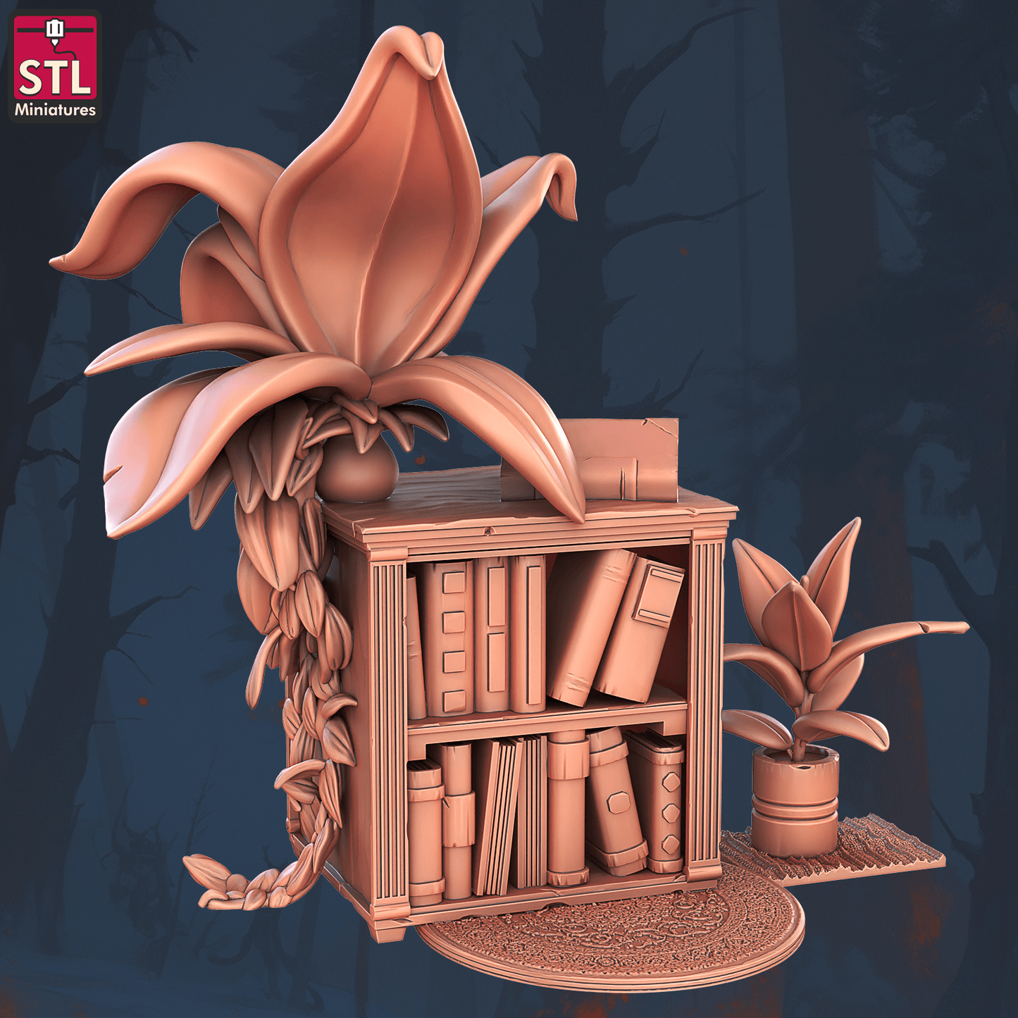 3D Printed STL Miniatures Books and Tomes Set 28 - 32mm War Gaming D&D - 3D Printing Boss 