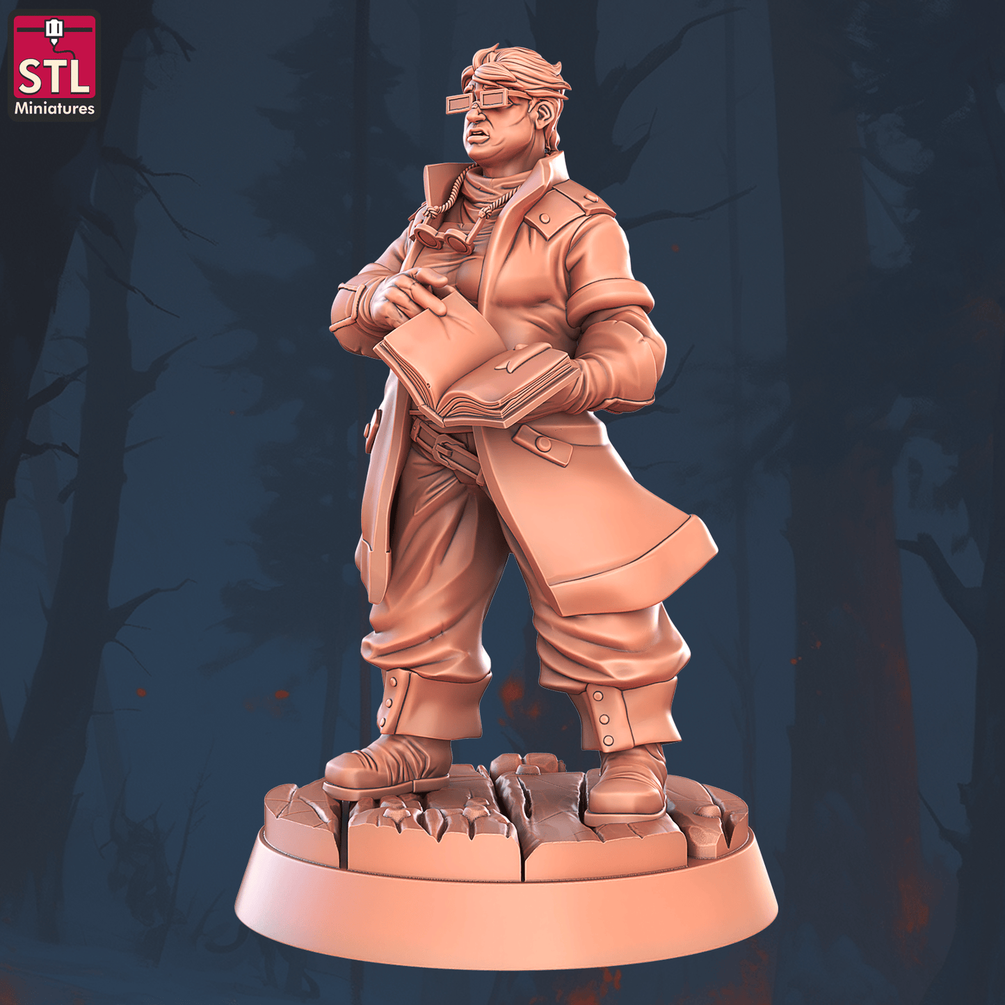 3D Printed STL Miniatures Books and Tomes Set 28 - 32mm War Gaming D&D - 3D Printing Boss 