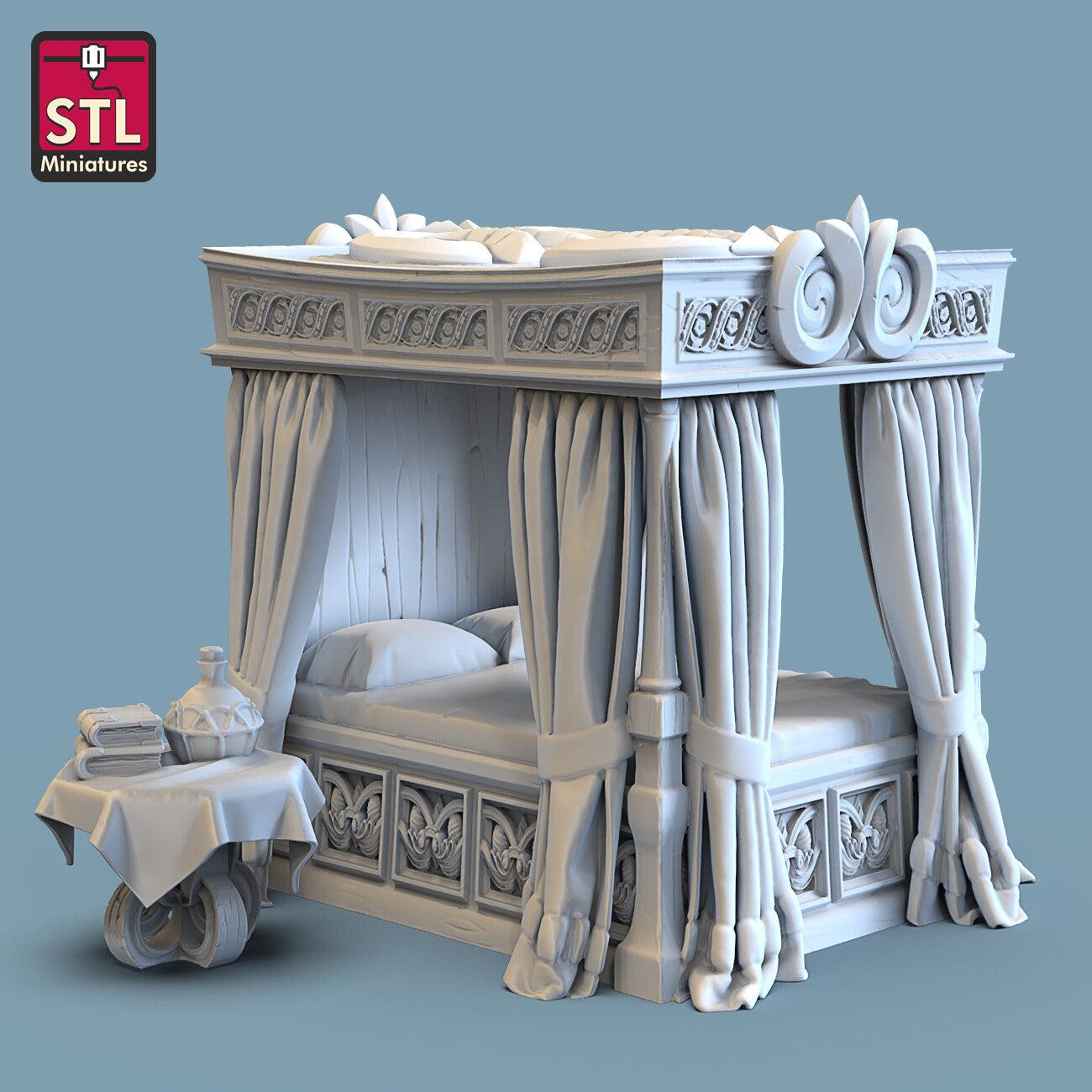 3D Printed STL Miniatures Boss Chamber 28 - 32mm War Gaming D&D - 3D Printing Boss 