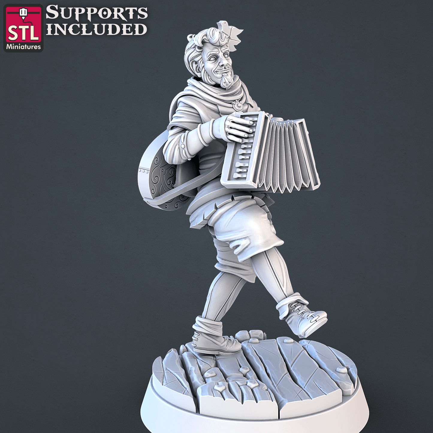 3D Printed STL Miniatures Carnival Vol 2 Set | 28 - 32mm War Gaming D&D - 3D Printing Boss 