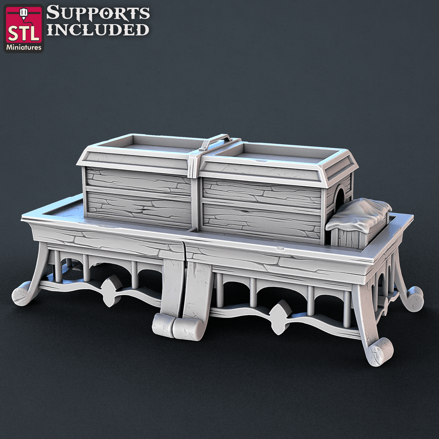 3D Printed STL Miniatures Carnival Vol 2 Set | 28 - 32mm War Gaming D&D - 3D Printing Boss 
