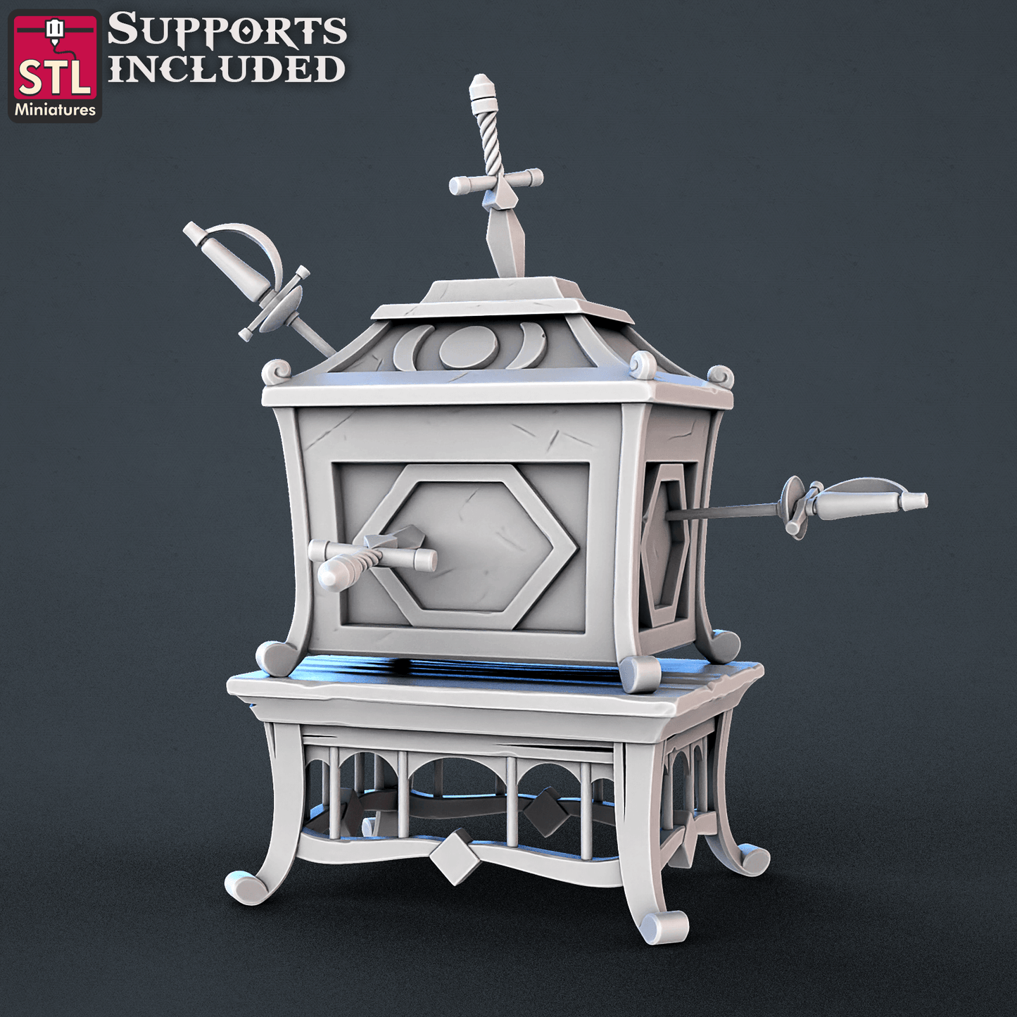 3D Printed STL Miniatures Carnival Vol 2 Set | 28 - 32mm War Gaming D&D - 3D Printing Boss 