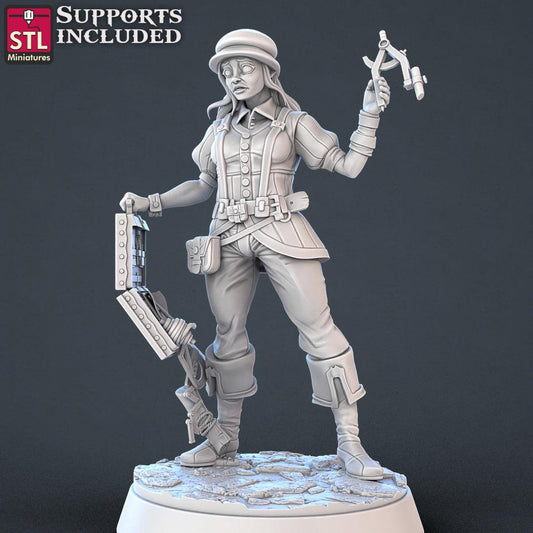 3D Printed STL Miniatures Constructors Set 28 - 32mm War Gaming D&D - 3D Printing Boss 