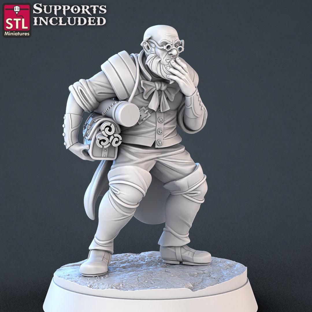 3D Printed STL Miniatures Constructors Set 28 - 32mm War Gaming D&D - 3D Printing Boss 